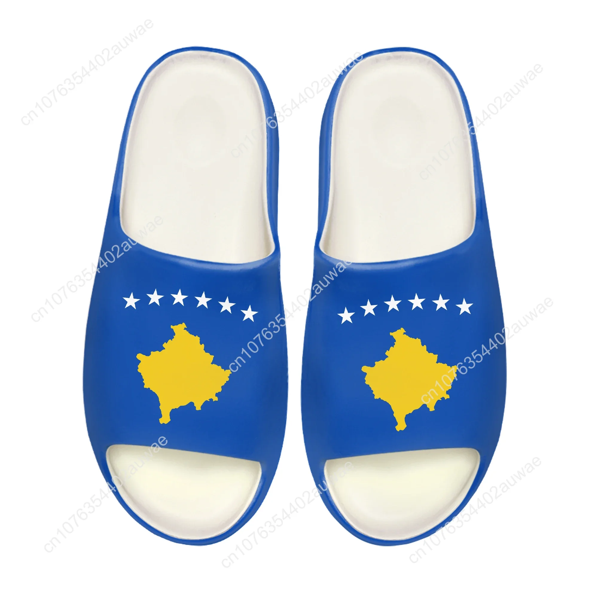 Women'S Shoes Clogs - Drapeau du Kosovo Pristina semelle souple